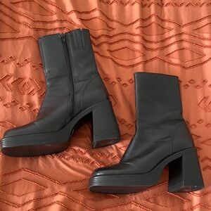 Steve Madden Fantasie Black Heeled Boots